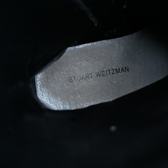 STUART WEITZMAN Toddler Luge Eyelet Black Moto Boots - Picture 10 of 16